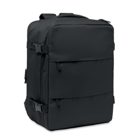 Sac à dos personnalisable extensible cabine 600D RPET avec support PU 20L ASPEN