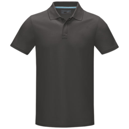 Polo personnalisable Graphite en coton bio certifié GOTS homme - XS à 3XL