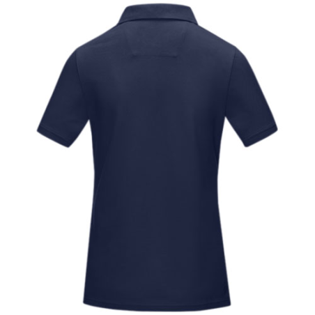 Polo personnalisable Graphite en coton bio certifié GOTS femme - XS à XXL