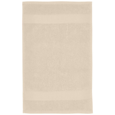 Petite serviette publicitaire Sophia de 30 x 50&nbsp;cm en coton de 450&nbsp;g/m²