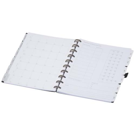 Agenda personnalisable avec couverture souple en PU recyclé et papier recyclé SMART