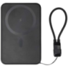 Batterie externe publicitaire magnétique SMART de 5 000 mAh en plastique recyclé avec cordon Batterie externe publicitaire magnétique SMART de 5 000 mAh en plastique recyclé avec cordon