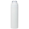 Bouteille d'eau publicitaire Theron 800 ml en acier inoxydable à simple paroi recyclé RCS avec bouchon à double fonction et pail Bouteille d'eau publicitaire Theron 800 ml en acier inoxydable à simple paroi recyclé RCS avec bouchon à double fonction et pail