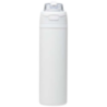 Bouteille d'eau publicitaire Theron 800 ml en acier inoxydable à simple paroi recyclé RCS avec bouchon à double fonction et pail Bouteille d'eau publicitaire Theron 800 ml en acier inoxydable à simple paroi recyclé RCS avec bouchon à double fonction et pail