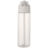 Bouteille personnalisable en plastique recyclé RCS avec bouchon double fonction et paille rabattable Theron 700 ml Bouteille personnalisable en plastique recyclé RCS avec bouchon double fonction et paille rabattable Theron 700 ml