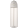 Bouteille personnalisable en plastique recyclé RCS avec bouchon double fonction et paille rabattable Theron 700 ml Bouteille personnalisable en plastique recyclé RCS avec bouchon double fonction et paille rabattable Theron 700 ml