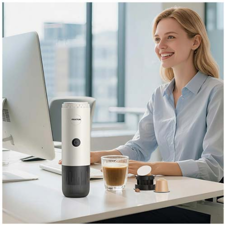Cafetière portable publicitaire en plastique ABS Prixton Roma