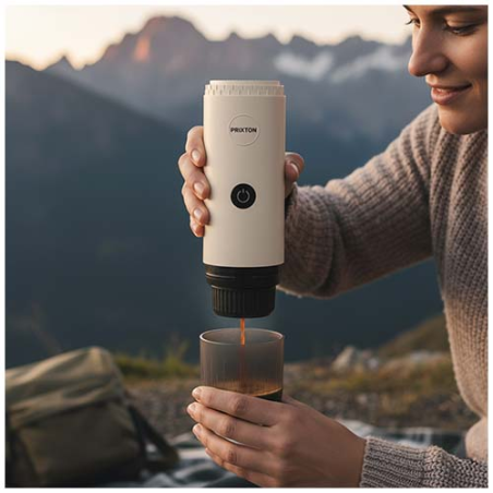 Cafetière portable publicitaire en plastique ABS Prixton Roma