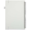 Cahier personnalisable à spirales Liss A5 à couverture rigide en plastique recyclé et papier FSC Cahier personnalisable à spirales Liss A5 à couverture rigide en plastique recyclé et papier FSC