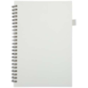 Cahier personnalisable à spirales Liss A5 à couverture rigide en plastique recyclé et papier FSC Cahier personnalisable à spirales Liss A5 à couverture rigide en plastique recyclé et papier FSC