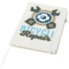 Carnet personnalisable A5 à couverture rigide simili cuir en plastique recyclé et papier certifié FSC Liss Carnet personnalisable A5 à couverture rigide simili cuir en plastique recyclé et papier certifié FSC Liss