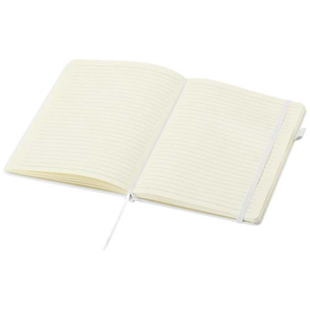 Carnet personnalisable A5 à couverture rigide simili cuir en plastique recyclé et papier certifié FSC Liss