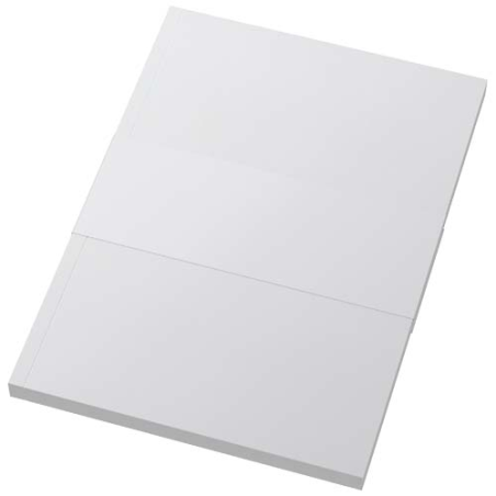 Carnet personnalisable au format A5 à couverture souple en carton avec papier FSC - 100 feuilles lignées Made in Angleterre Nove