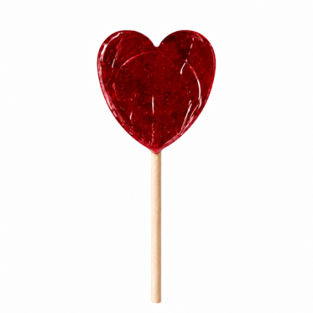 Sucette personnalisable au fruit en forme de coeur heartpop plus