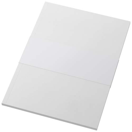 Carnet publicitaire au format A5 couverture souple 300gr/m2 en papier recyclé - 50 feuilles lignées Novella Austen Made in Angle