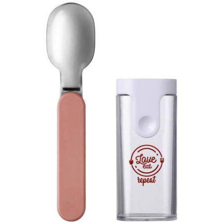 Cuillère personnalisable pliable en plastique PP et acier inoxydable Mepal Ellipse