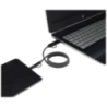 Câble de recharge publicitaire magnétique en aluminium et PET polyester recyclé 5-en-1 SMART 65 W 100 cm certifié RCS Câble de recharge publicitaire magnétique en aluminium et PET polyester recyclé 5-en-1 SMART 65 W 100 cm certifié RCS