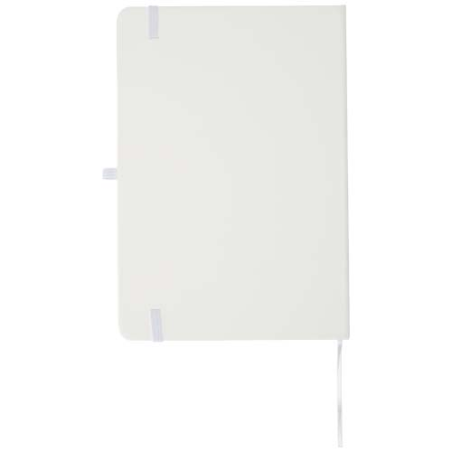 Ensemble personnalisable comprenant un cahier en papier recyclé FSC A5 et et un stylo à bille en aluminium RCS encre bleue Spect