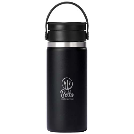 Gobelet publicitaire isotherme en acier inoxydable Hydro Flask à large goulot de 473 ml, avec couvercle Flex Sip™