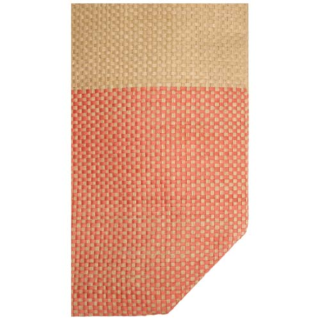 Grand sac publicitaire fourre-tout en papier paille Rhythm avec fermeture à glissière 21 L
