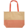 Grand sac publicitaire fourre-tout en papier paille Rhythm avec fermeture à glissière 21 L