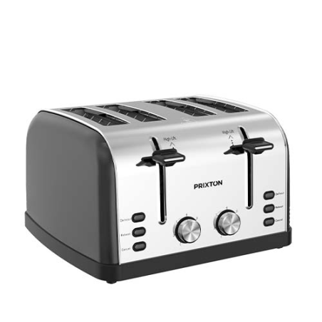 Grille-pain 4 tranches Prixton Nera