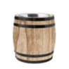 Seau à Glaçons personnalisable en acier avec extérieur en bois 3L Tonend