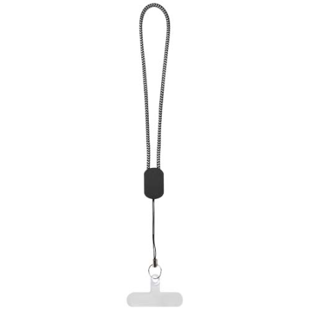 Lanyard de poignet recyclé Arich RCS avec câble de recharge Type-C de 20 W intégré