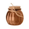 Bougie personnalisé vanille cire végétale PUMKIN