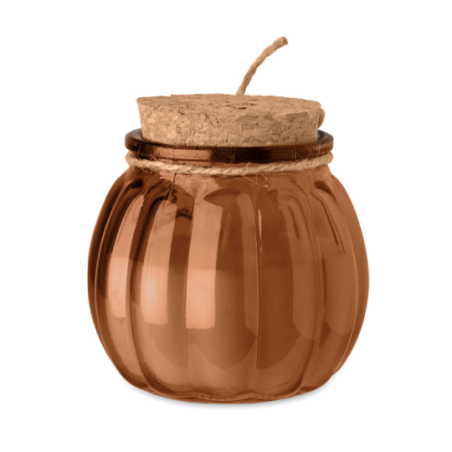 Bougie personnalisé vanille cire végétale PUMKIN