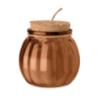Bougie personnalisé vanille cire végétale PUMKIN