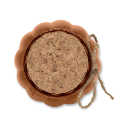 Bougie personnalisé vanille cire végétale PUMKIN