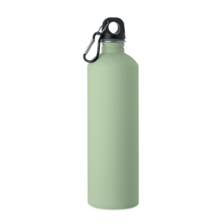 Bouteille publicitaire à simple paroi en inox recyclé - 750ml - REBIG MOSS SOFT
