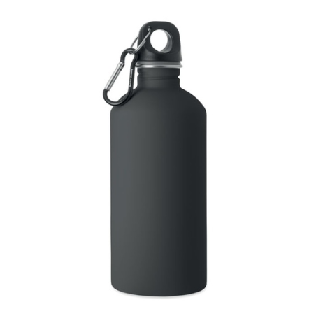 Bouteille publicitaire à simple paroi en inox recyclé - 500ml - REMID MOSS SOFT