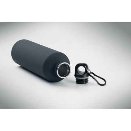 Bouteille publicitaire à simple paroi en inox recyclé - 750ml - REBIG MOSS SOFT