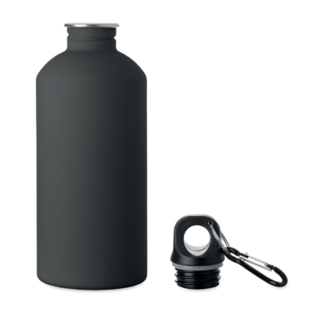 Bouteille publicitaire à simple paroi en inox recyclé - 500ml - REMID MOSS SOFT