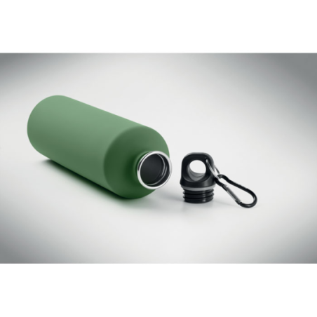 Bouteille publicitaire à simple paroi en inox recyclé - 750ml - REBIG MOSS SOFT