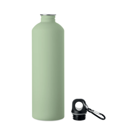Bouteille publicitaire à simple paroi en inox recyclé - 750ml - REBIG MOSS SOFT
