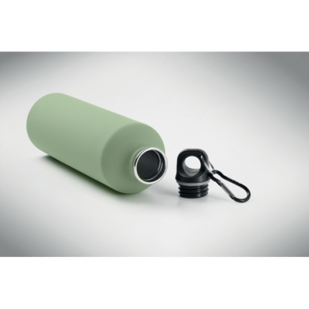 Bouteille publicitaire à simple paroi en inox recyclé - 750ml - REBIG MOSS SOFT
