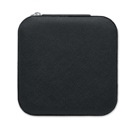 Boîte à bijoux personnalisable de voyage en cuir PU - JULBOX