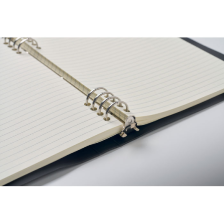 Carnet publicitaire A5 rechargeable avec couverture souple en PU recyclé - SPIRABLE