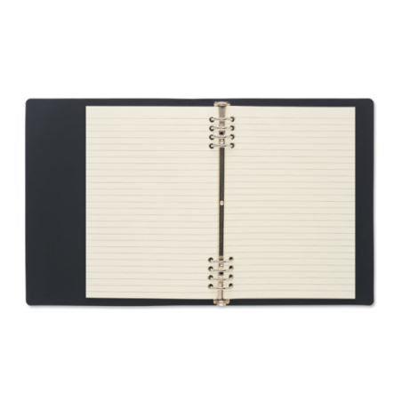 Carnet publicitaire A5 rechargeable avec couverture souple en PU recyclé - SPIRABLE