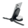 Support et chargeur de téléphone personnalisable pliable 3-en-1 en ABS 15W - ELASTI