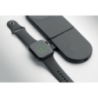 Support et chargeur de téléphone personnalisable pliable 3-en-1 en ABS 15W - ELASTI