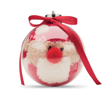 Paire de chaussettes motif père noël L dans sa boule - SNUG L