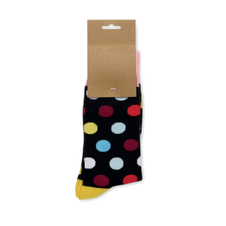Chaussettes personnalisable en coton et polyester RPET motifs amusants taille 38-42 - FUNNY M