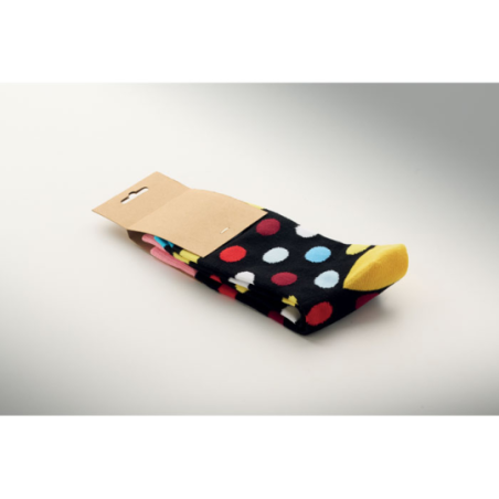 Chaussettes personnalisable en coton et polyester RPET motifs amusants taille 38-42 - FUNNY M