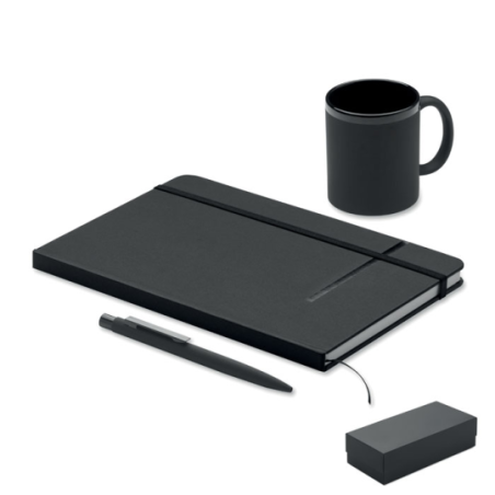 Coffret cadeau personnalisable 3 pièces avec carnet A5, stylo & mug - READYSET