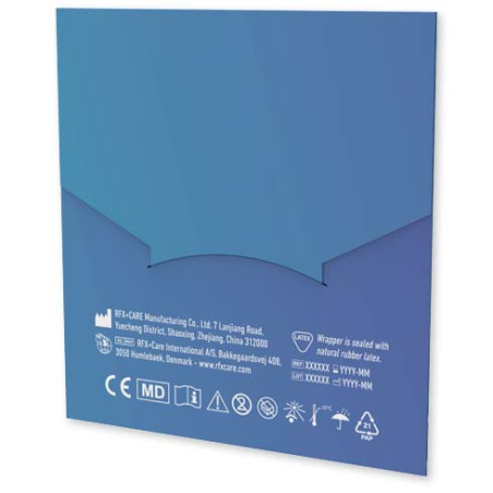Pansements personnalisable en blister de 6 pièces, accompagnés d'une enveloppe en papier imprimée en couleur