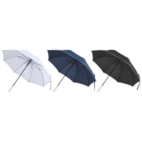 Parapluie publicitaire Norman 76 cm en RPET résistant au vent